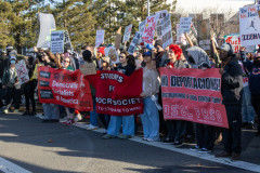 “ICE out of the Super Bowl”
8, Feb. 2026 Community protests the presence of ICE and Border Patrol at Super Bowl LX in Santa Clara, Ca.
(ProBonoPhoto/John Weekes