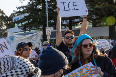 “ICE out of the Super Bowl”
8, Feb. 2026 Community protests the presence of ICE and Border Patrol at Super Bowl LX in Santa Clara, Ca.
(ProBonoPhoto/John Weekes